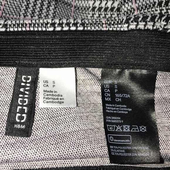 Black Pink White Plaidsh adorable skirt ! - Picture 3 of 3